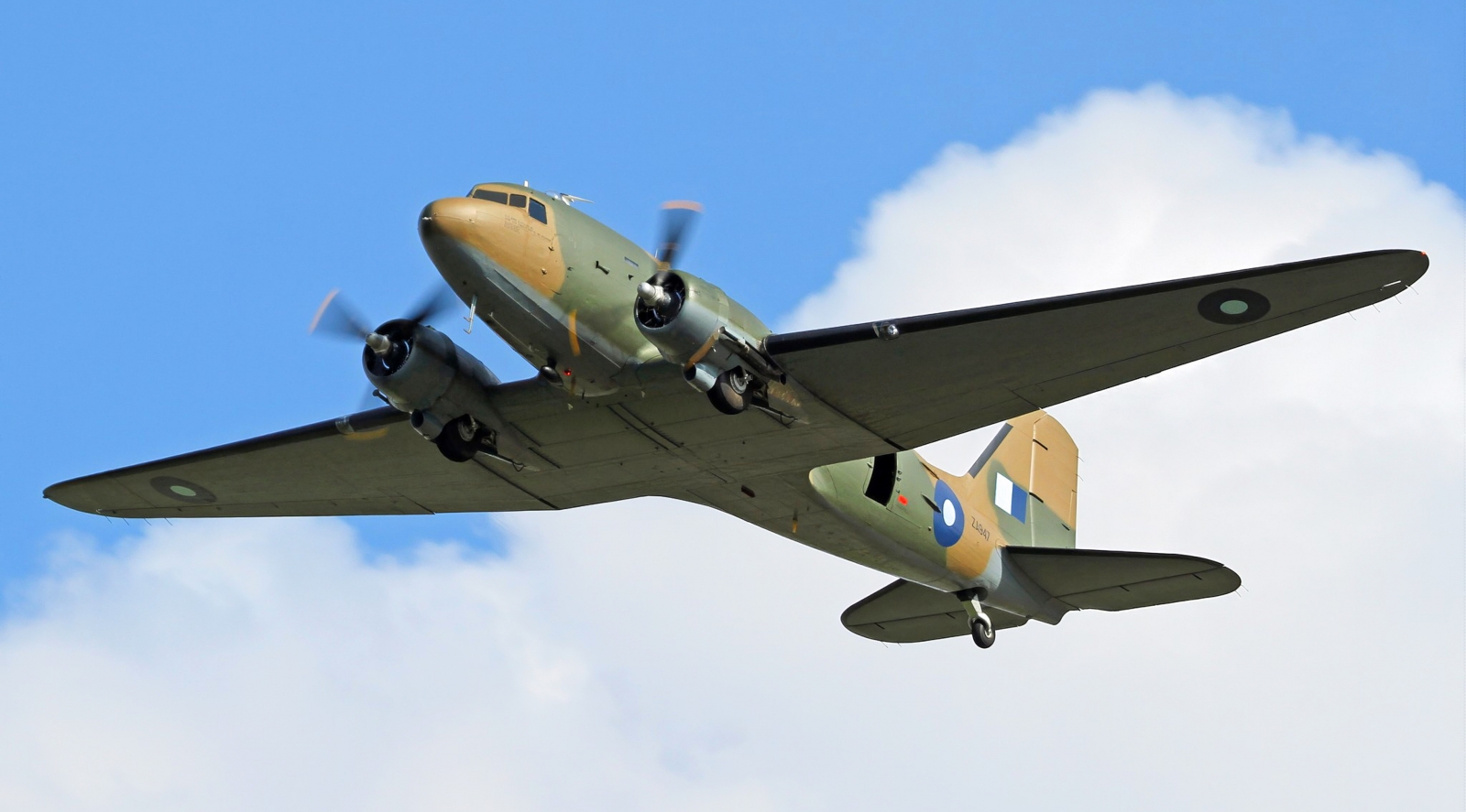 The Battle of Britain Memorial Flight Hosts 2025 Members’ Day at RAF Coningsby 14 BBMF Dakota ZA947 airborne in its new SEAC markings. Photo Phil Cooke
