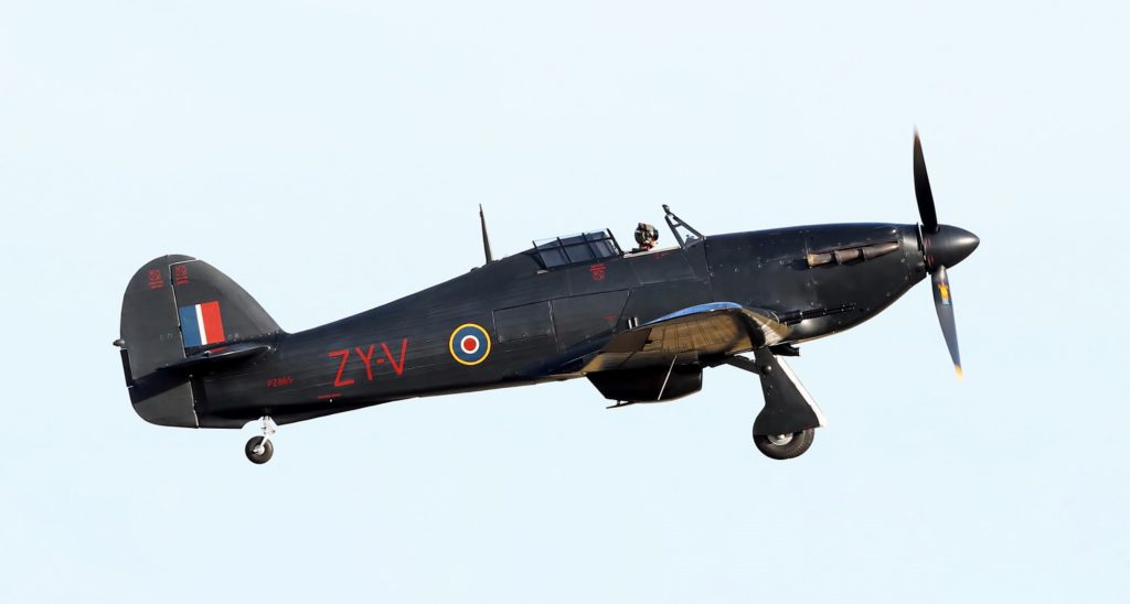 BBMF Hurricane PZ865 Returns to the Skies After Winter Maintenance 13 BBMF Hurricane Mk IIc PZ865 took to the skies on 26 June 2025 for its first flight since May 2024 completing a successful post maintenance air test. Photo Anthony Barrett