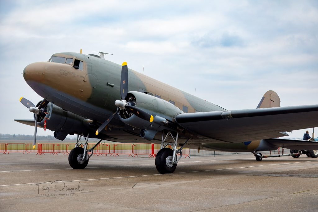 Battle of Britain Memorial Flight Aircraft Emerge from Winter Maintenance 15 BBMFs Dakota ZA947 Tad Diel