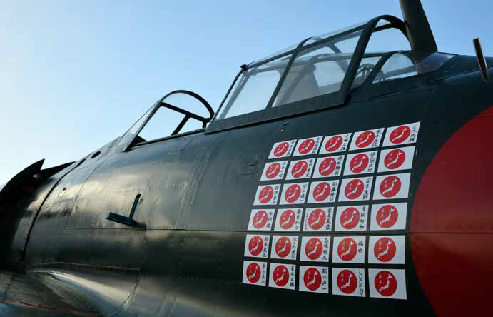 Boschung Global's Mitsubishi A6M3 Zero 11 BGA Mitsubishi A6M3 ZERO N553TT 1821