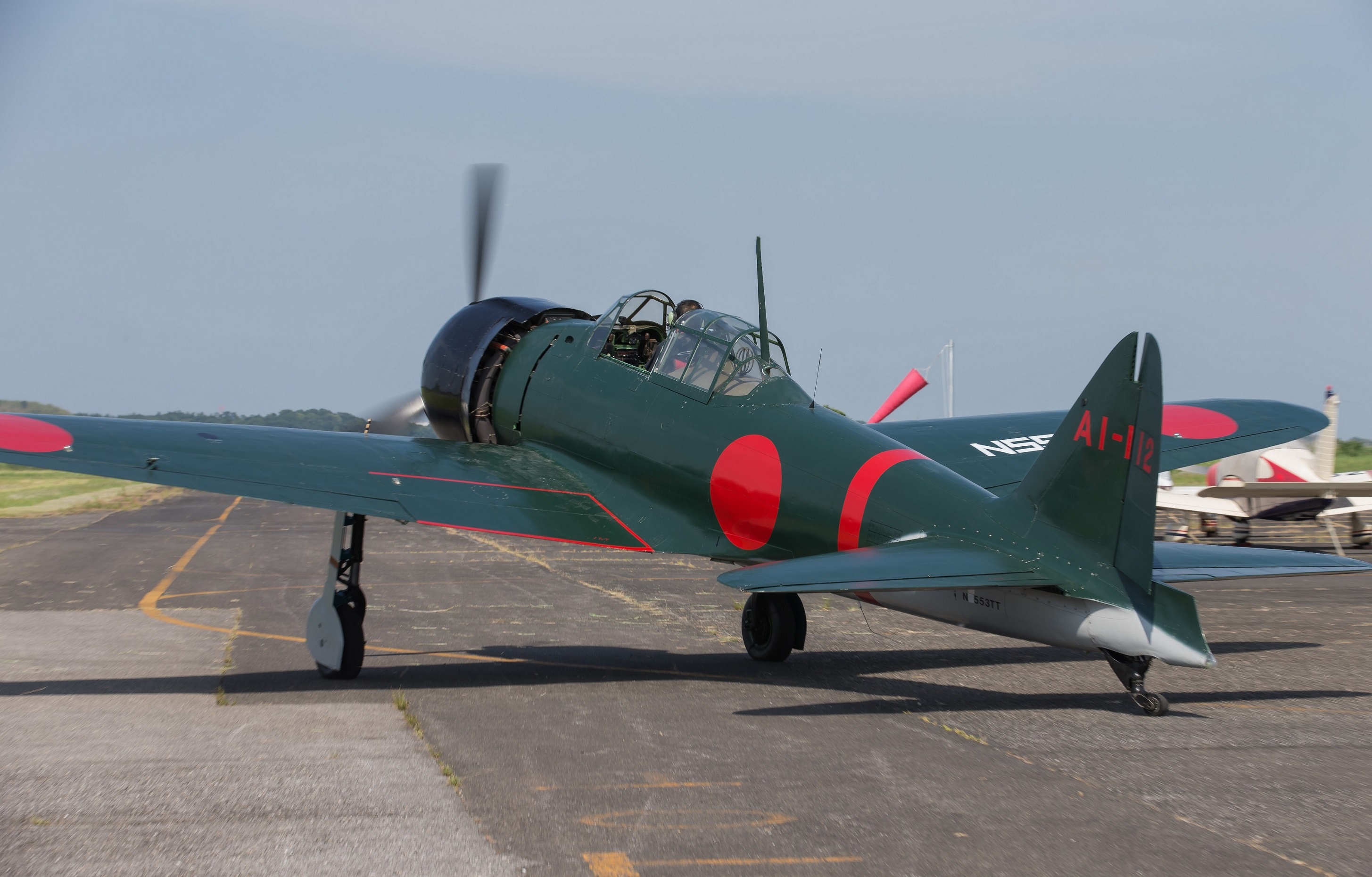 Boschung Global's Mitsubishi A6M3 Zero 10 BGA Mitsubishi A6M3 ZERO N553TT 1841