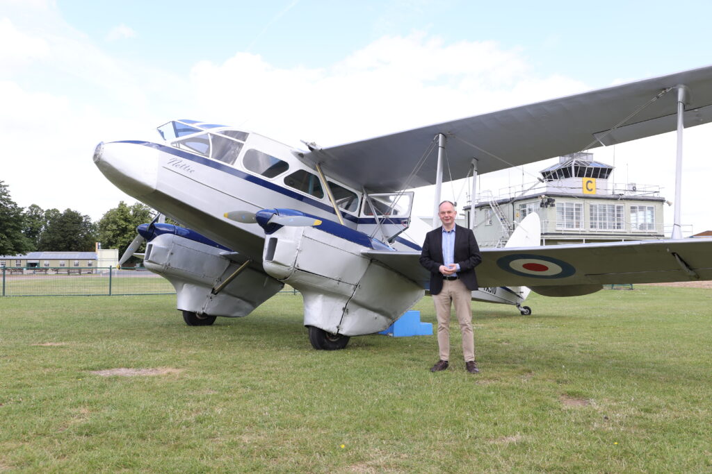 Art Deco Flying from Cambridgeshire: Duxford in a DH Rapide 23 BM9I1687 3