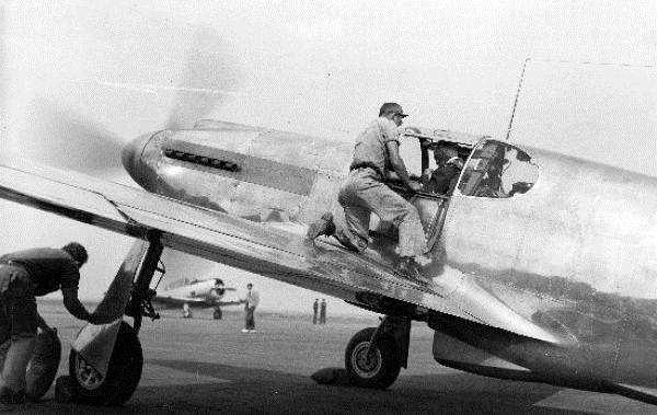 Today in Aviation History: First Flight of The North American Aviation NA-73X (P-51 Mustang) 11 BREESE Vance in cocpit of North American Aviation NA 73X NX19998