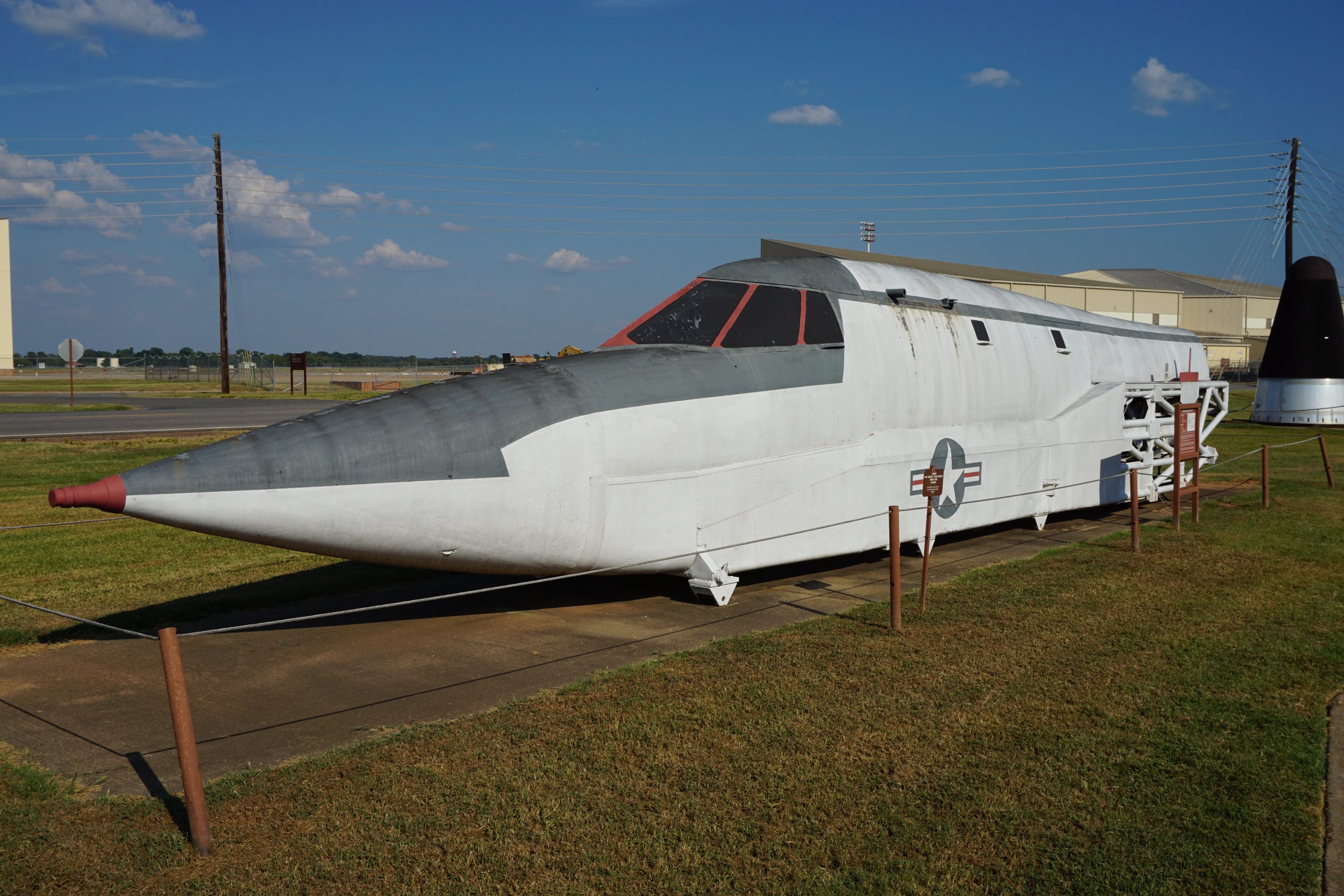 Hustlin’ Hustlers: The Surviving Examples of the Convair B-58 Hustler 91 Barksdale Global Power Museum September 2015 24 Convair B 58 Hustler rocket sled scaled