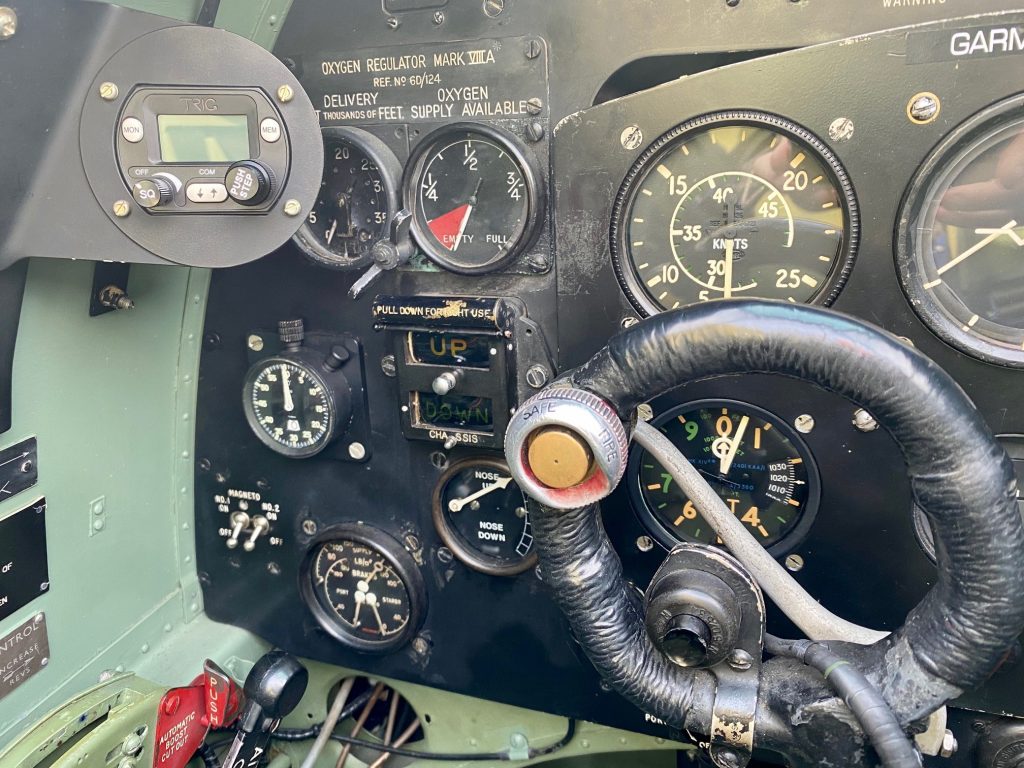 Battle of Britain Veteran Now Flies with Trig 10 Battle of Britain Spitfire P7350 2