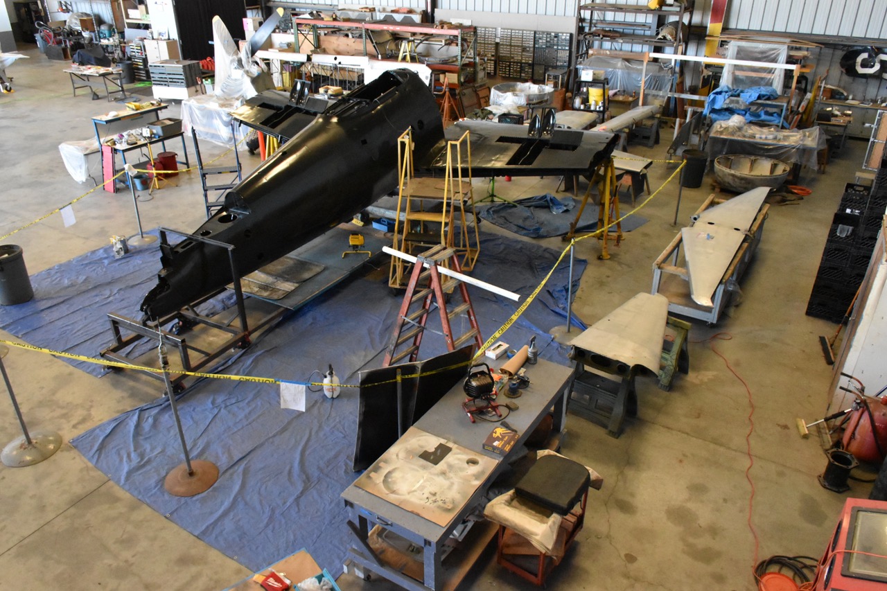 CAF SoCal’s F8F-2 Bearcat Restoration Moves Forward 10 Bearcat Restoration 116