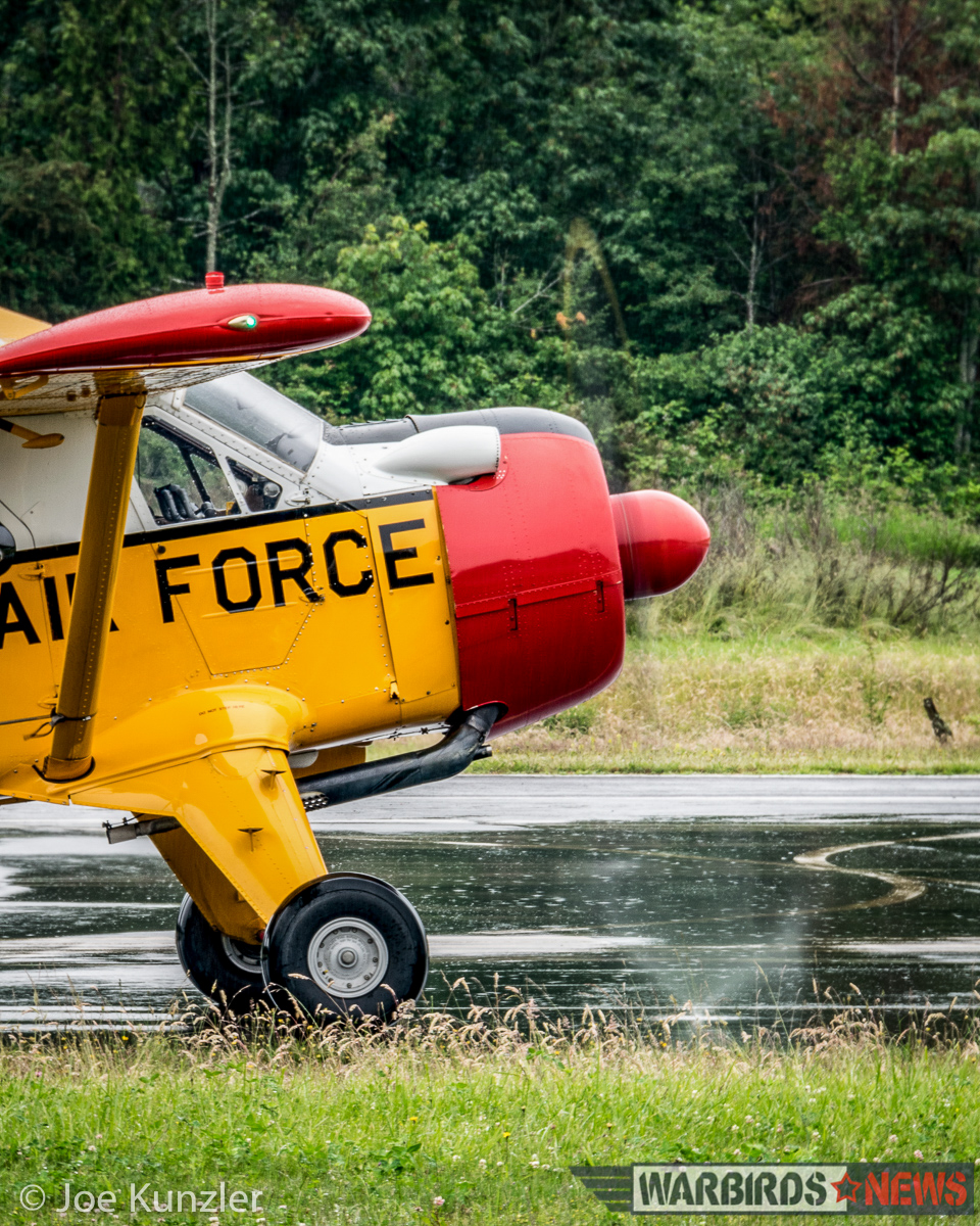 Heritage Flight Museum – June Fly Day Report 19 The Beaver's prop kicking up water. (photo by Joe Kunzler)