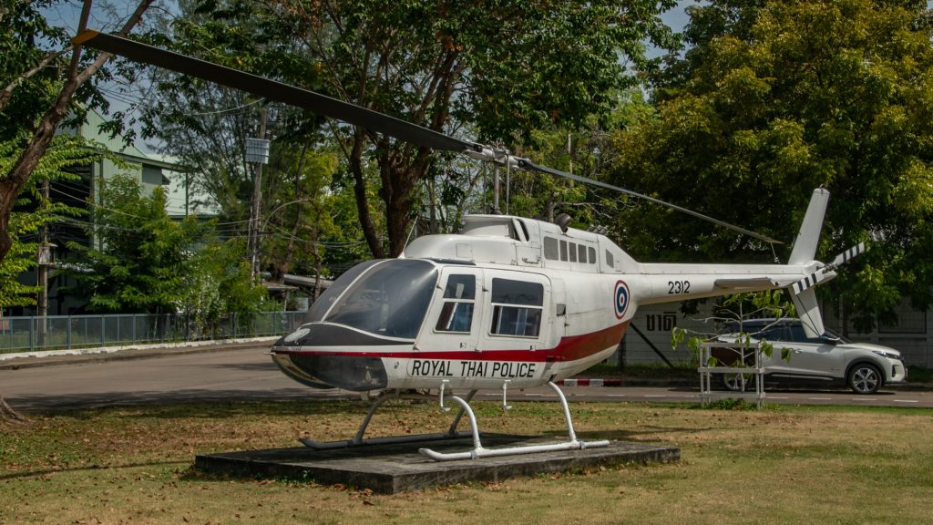 Historic Airframes at the Royal Thai Police Aviation Division 15 Bell 206 Jet Ranger