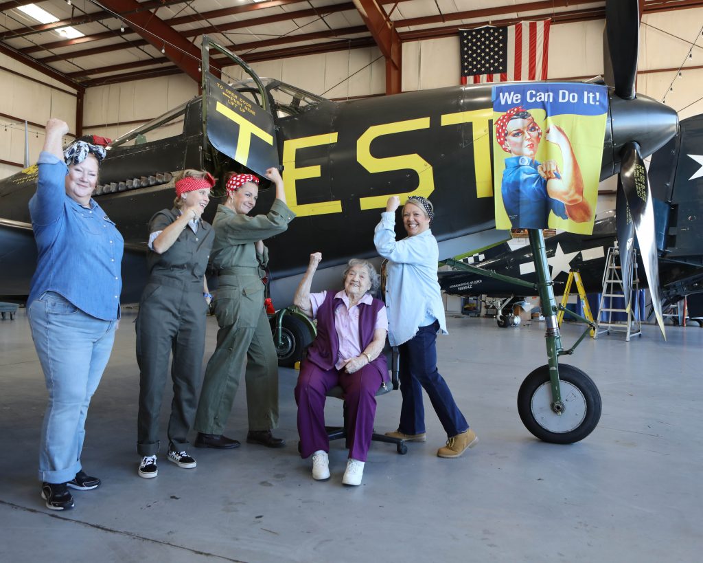 National Campaign to Fund WWII Stearman Restoration, Honor “Rosie the Riveters” 11 Betty 2990