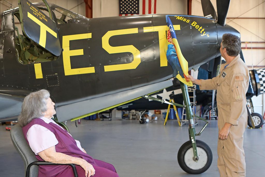 CAF Dedicates P-63 Kingcobra to Real Rosie The Riveter 14 Betty 3022 photo by John Willhoff