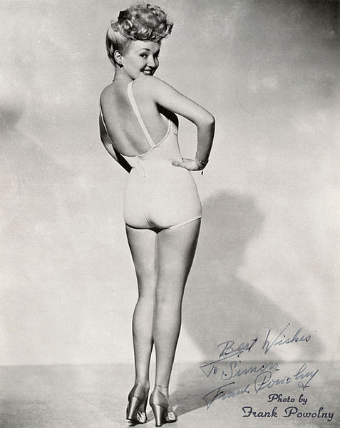 The Atomic Blonde - Betty Grable, the Most Famous Pinup Girl From WWII. 11 Studio portrait photo of Betty Grable taken for promotional use. ( Image Credit Frank Powolny via Wikepedia)