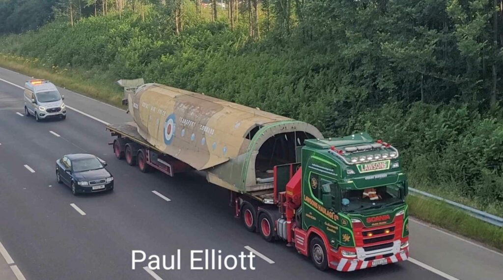 Unique Blackburn Beverley Arrives at Solway Aviation Museum 10 Beverley XB259 20240720 Paul Elliott via SAM 2