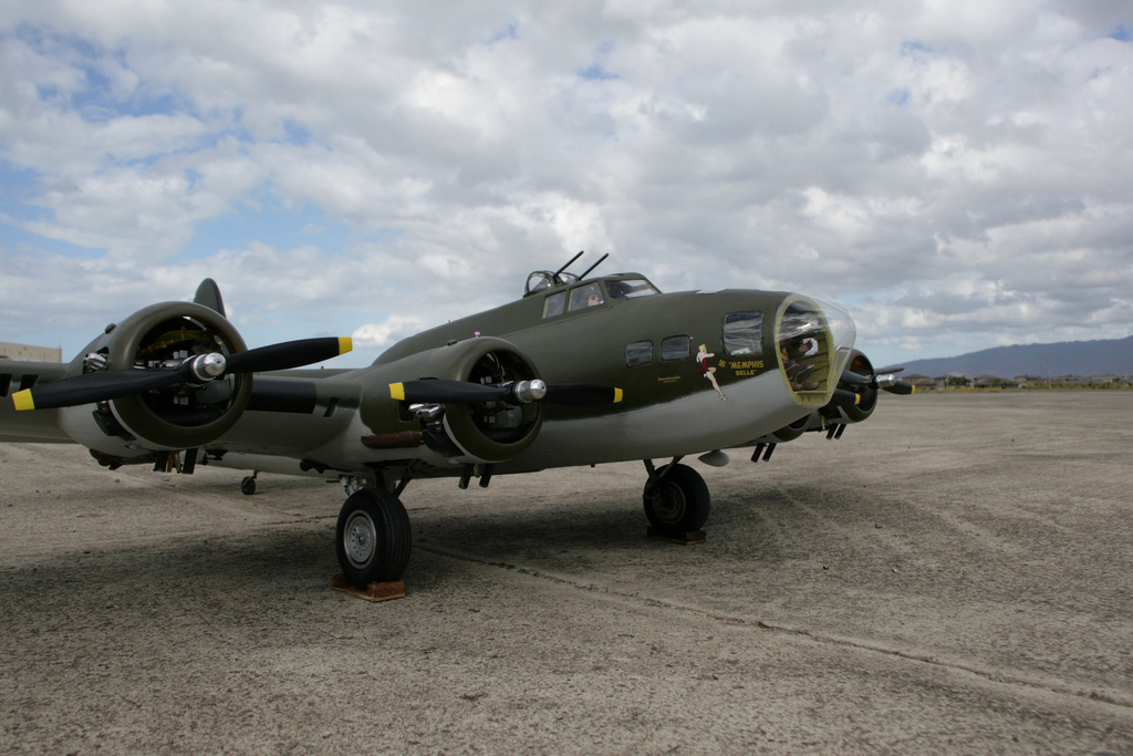 7th Biggest Little Airshow 12 Biggest Little Airshow_ R_C Models_ B-17 Memphis Belle