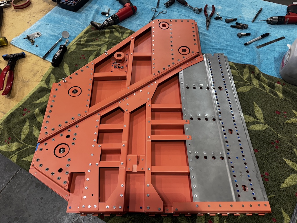 Vultures Row Aviation’s F4U Corsair Restorations Update 12 Birdcage Corair gun bay doors