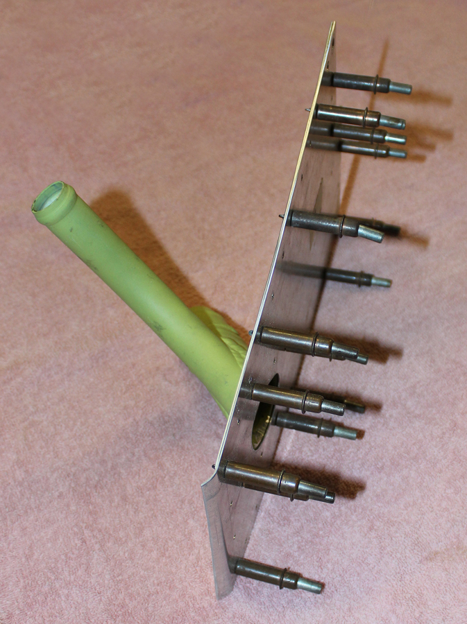 XP-82 Twin Mustang - February 2016 - Restoration Update 14 Another view of a ram-air blast tube going into position on the cowling skins. (photo via Tom Reilly)