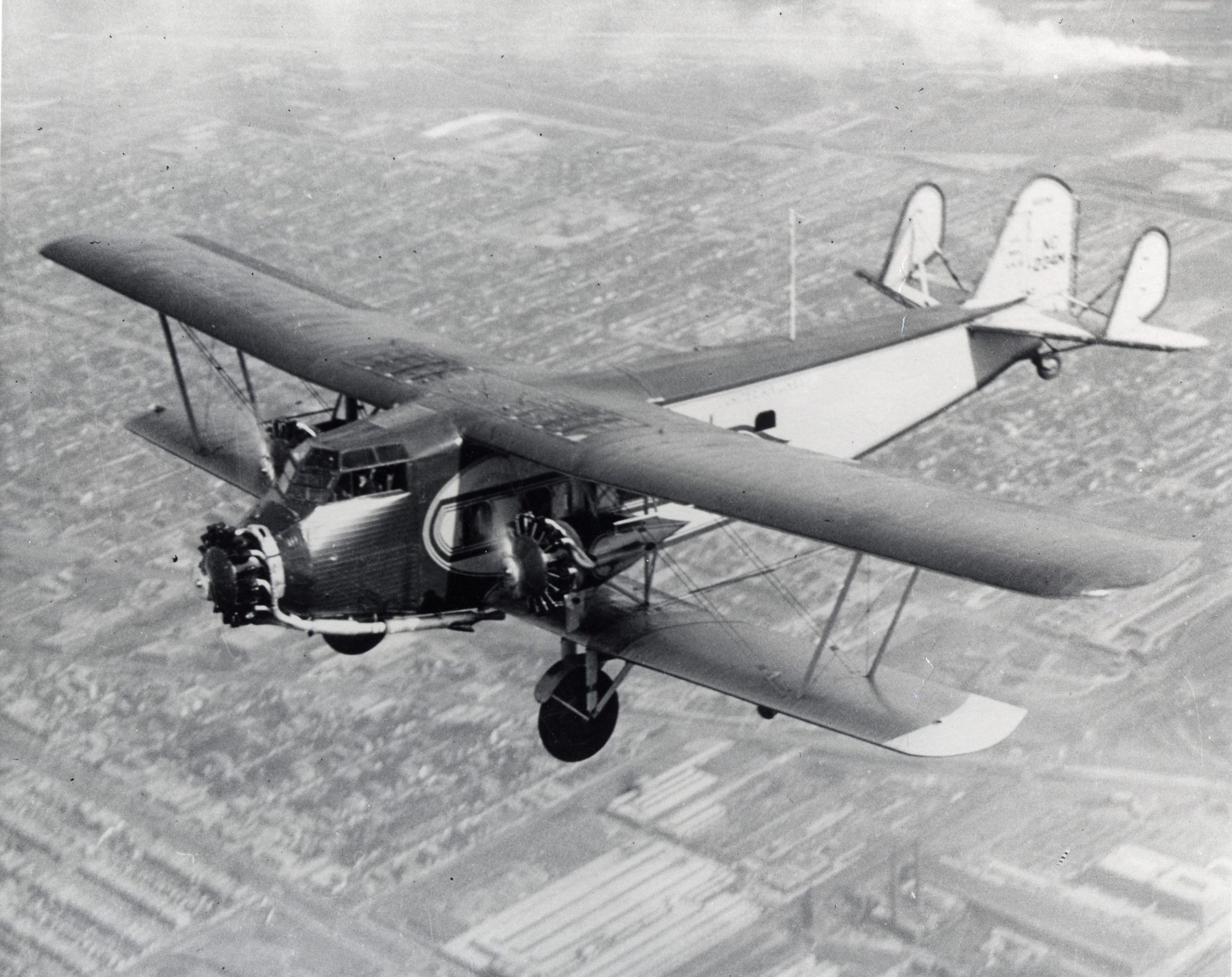 Randy's Vintage Profiles: Boeing Model 80A-1 "Pioneer Pullman of the Air" 16 Boeing 80A 1 NC224M in flight scaled e1746149812857