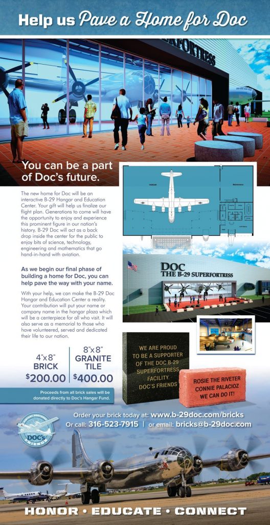 Wichita City Council Approves Long-Term Lease with Doc’s Friends 12 Bricks B 29 Doc