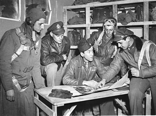 Jimmy Stewart Biopic to Begin Filming in Ireland This September 12 Brig. Gen. Jimmy Stewart talks over the final details of a mission prior to takeoff. U.S. Air Force photo