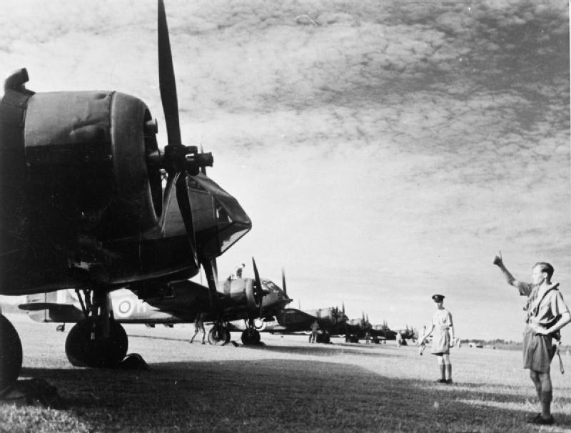 Today in Aviation History: First Flight of the Bristol Blenheim 11 Bristol Blenheims 62 Squadron Singapore Feb 1941