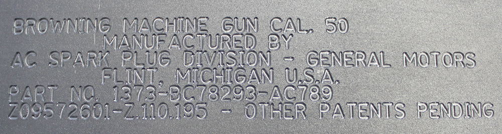 XP-82 Twin Mustang - January 2016 - Restoration Update 21 Some of the finer details on the superbly manufactured dummy replica .50 cal. machine guns. (photo via Tom Reilly)