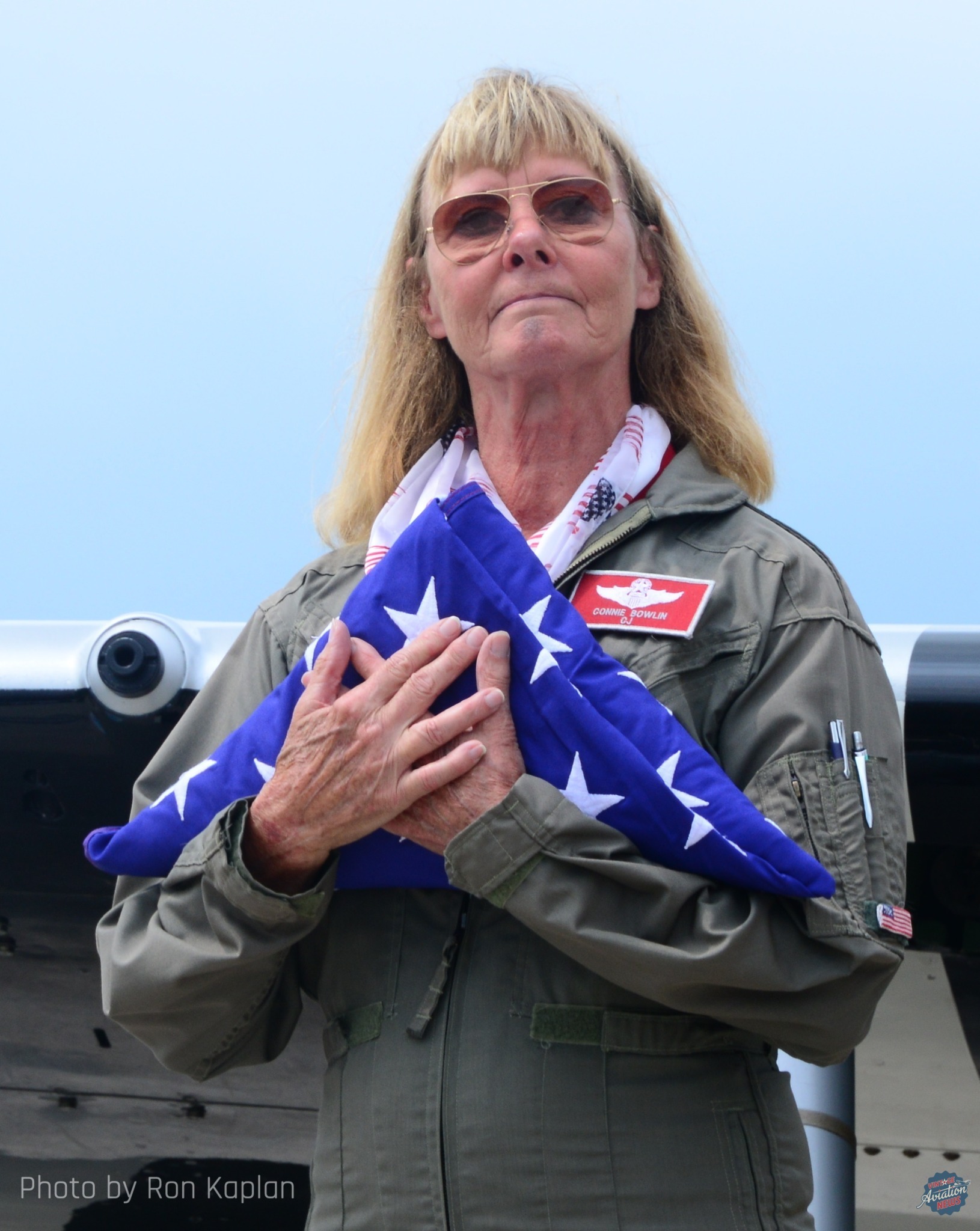 Bud Anderson Tribute at Oshkosh 2024 13 Bud Anderson Tribute Connie Bowlin