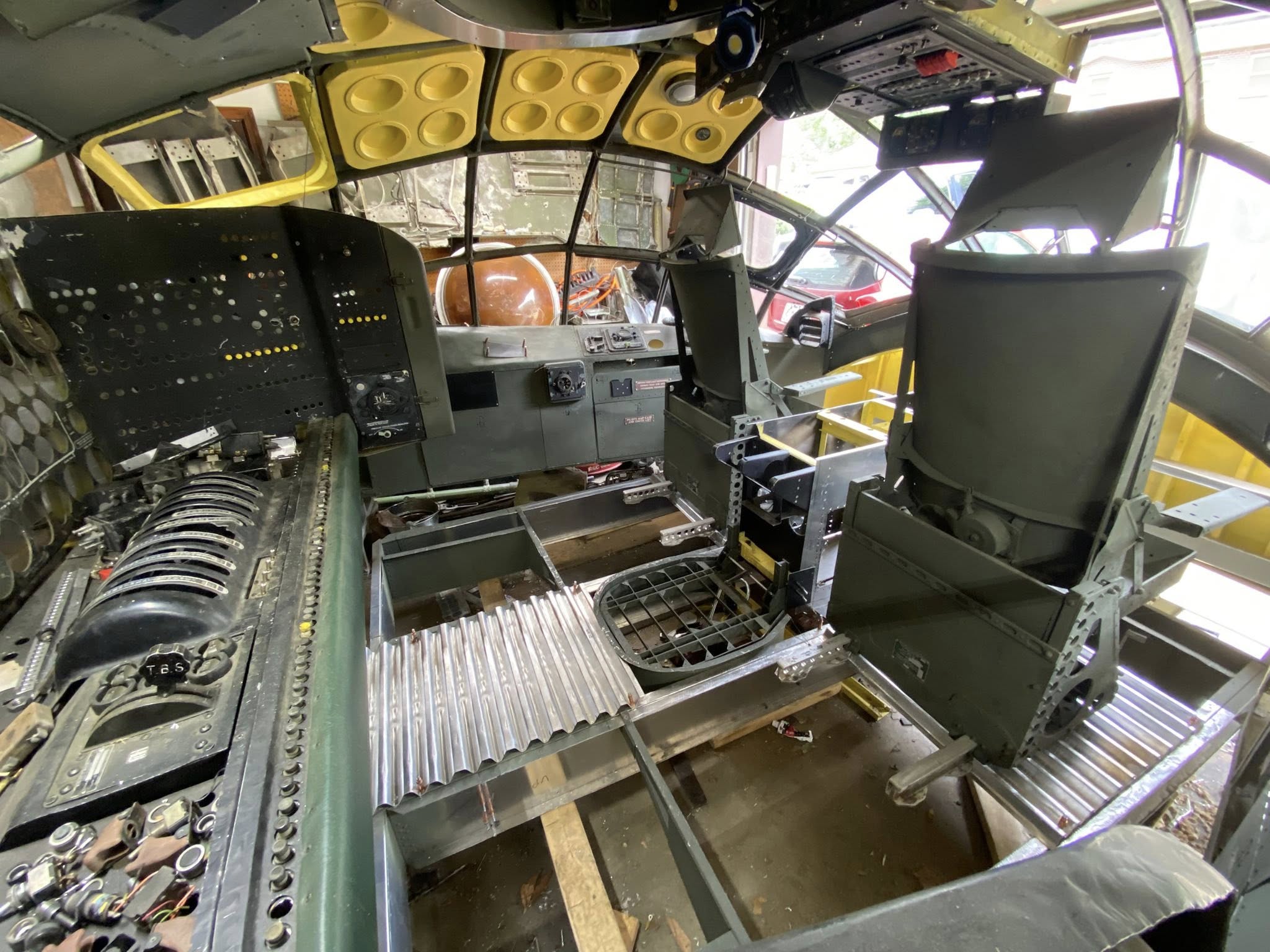 Building the Last Convair B-36: Handmade Peacemaker Cockpit Project Progresses 12 Building the last B 36 Flight Deck