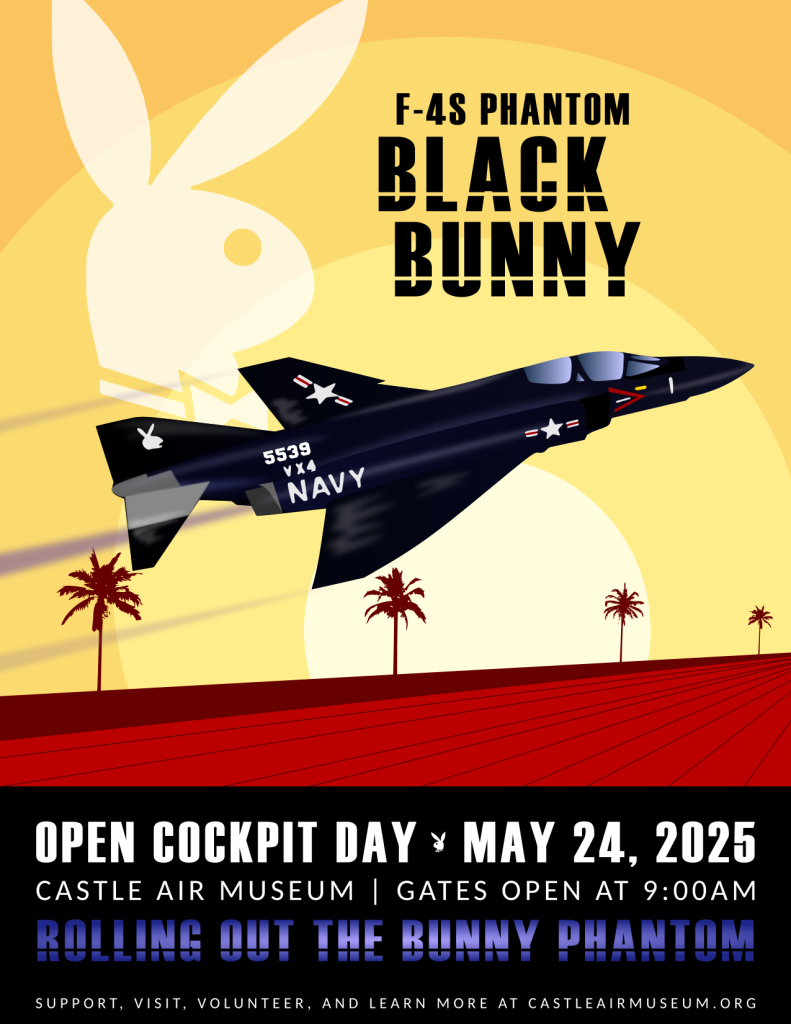 Castle Air Museum to Unveil Restored F-4S Phantom II "Black Bunny" 14 BunnyPoster.V2.Final