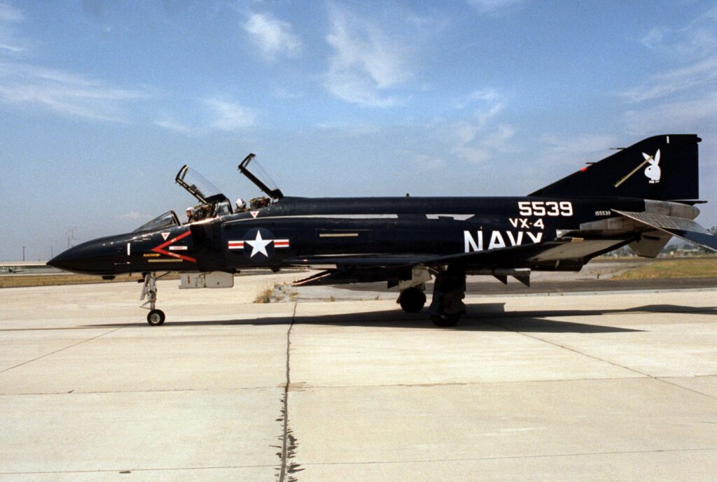 F-4S Phantom II "Black Bunny" Restoration Update 21 Bunny F 4S VX 4 at Point Mugu 1982