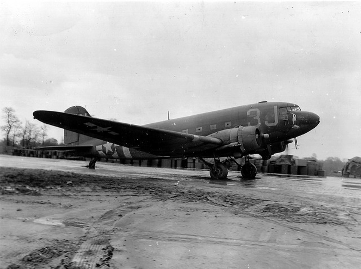 D-Day Survivor: A Combat Veteran Douglas C-47 Begins Restoration at the Robins AFB's Museum of Aviation 12 C 47 99th Troop Carrier Squadron