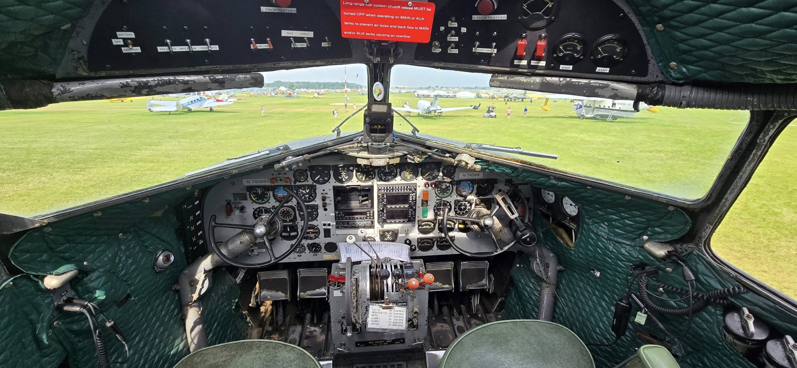 Douglas DC-3 90th Anniversary Broadcast Series Brings Global Community Together to Celebrate a Flying Legend 13 C 47 Placid Lassie Cockpit scaled