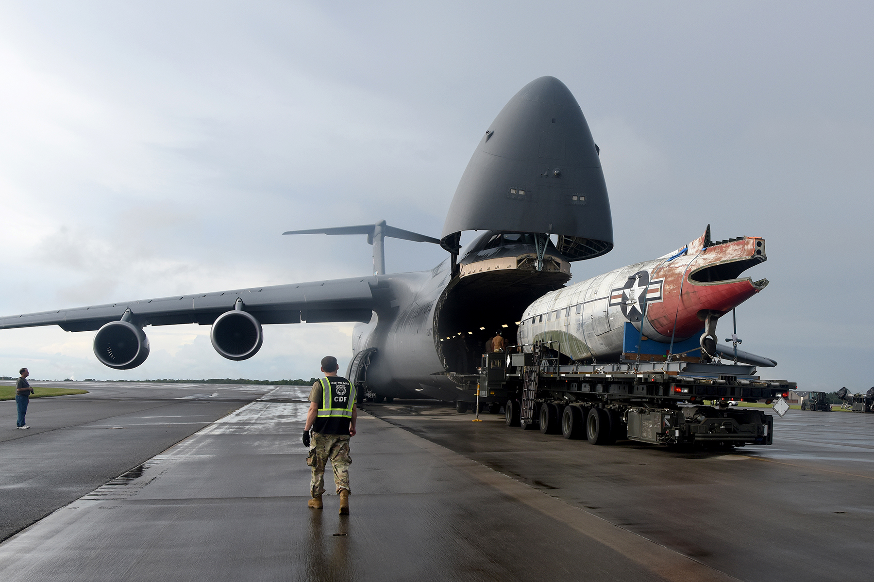 D-Day Survivor: A Combat Veteran Douglas C-47 Begins Restoration at the Robins AFB's Museum of Aviation 14 C 47A Skytrain with a tail number of 43 15200 inside C 5