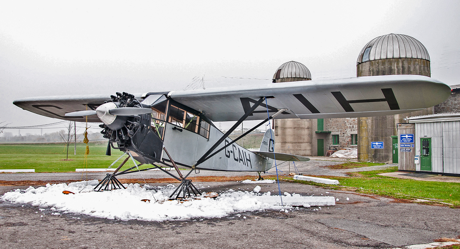 The Canadian Aviation Heritage Centre in Montreal, Quebec 13 The replica Fairchild FC-2 outside the museum. (photo by Robert St.Pierre)