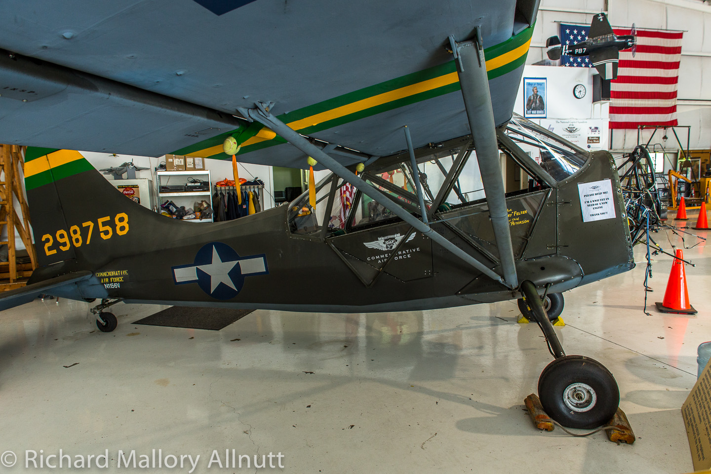 Tuskegee Valiant Campaign - Plus Freshly Restored TBM Avenger 14 The National Capitol Squadron's L-5 Sentinel also needs a freshly overhauled engine unfortunately. (photo by Richard Mallory Allnutt)