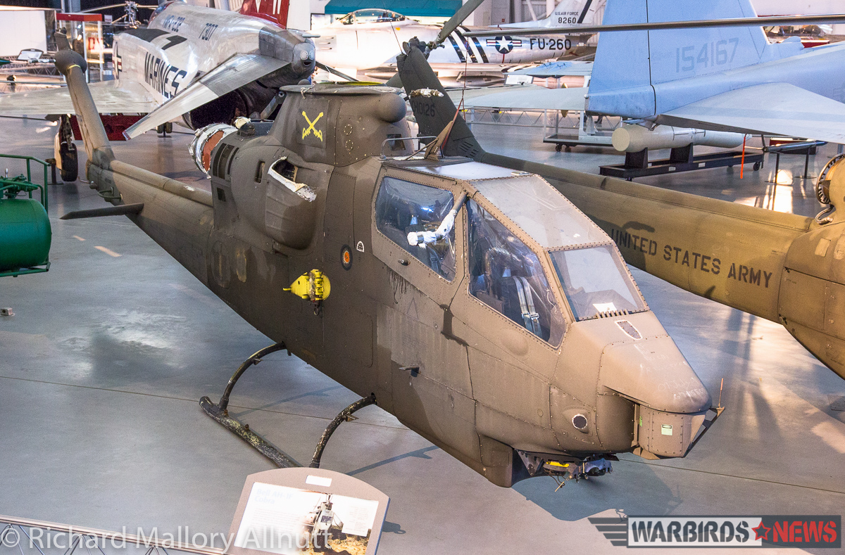 Smithsonian's Udvar-Hazy Center Features Two New Aircraft 23 Veteran of over 2,100 combat flight hours during the Viet Nam War, this US Army AH-1F Cobra is slowly going back together, having recently arrived from decades-long storage at the NASM's Paul E. Garber Facility in Suitland, Maryland. (photo by Richard Mallory Allnutt)