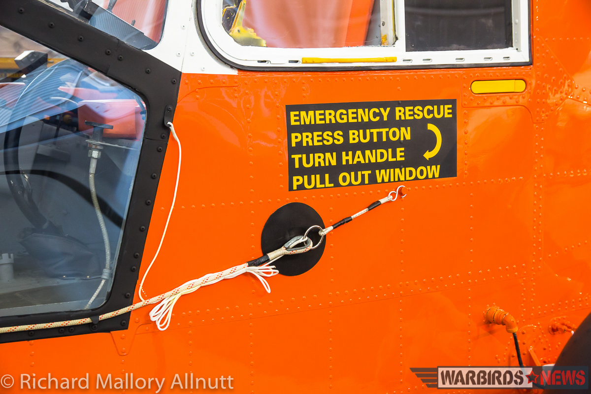 Smithsonian's Udvar-Hazy Center Features Two New Aircraft 12 Mooring lanyards strapped in place on the nose, ready for the mission. (photo by Richard Mallory Allnutt)