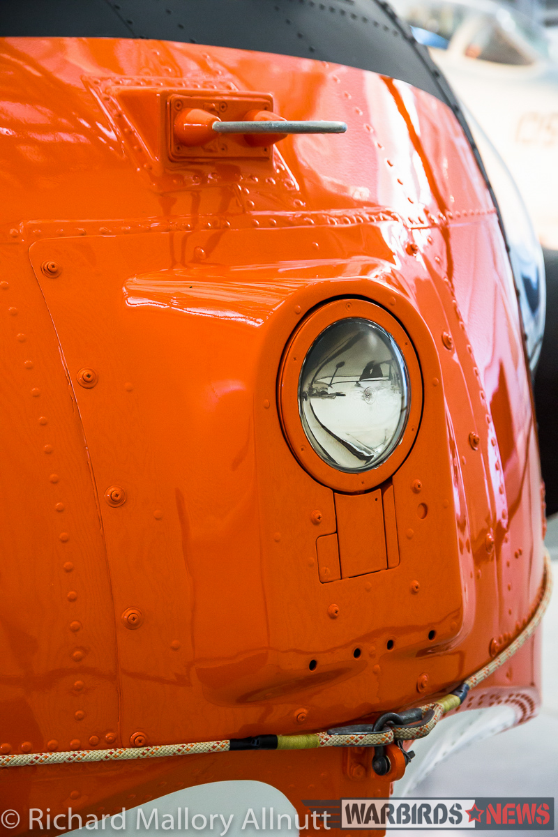 Smithsonian's Udvar-Hazy Center Features Two New Aircraft 15 The deployable nose light. (photo by Richard Mallory Allnutt)
