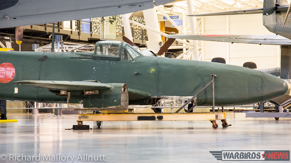 Smithsonian's Udvar-Hazy Center Features Two New Aircraft 17 A side view of the Kikka's starboard forward fuselage. (photo by Richard Mallory Allnutt)