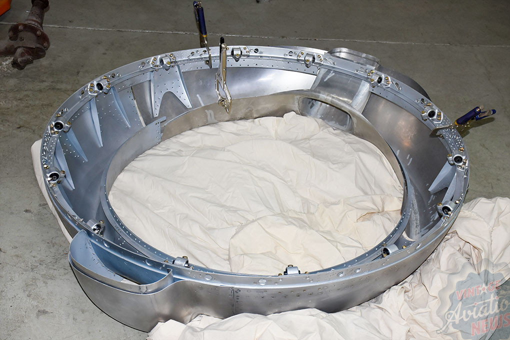 CAC Boomerang Restorations Downunder - June 2022 Update 19 CAC Boomerang A46 55 front cowling nose ring newly manufactured