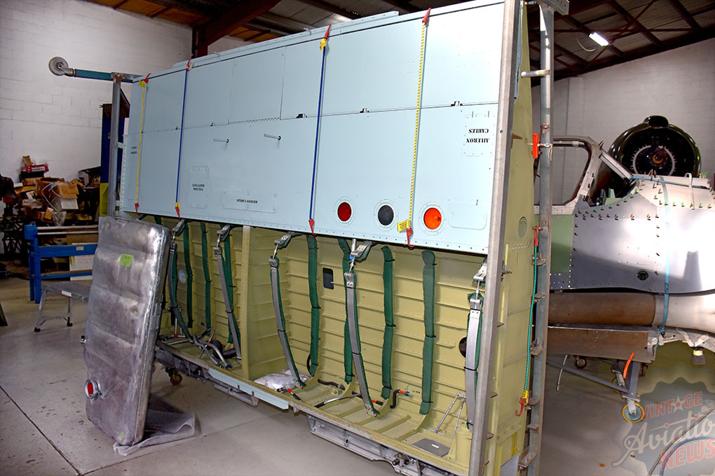 CAC Boomerang Restorations Downunder - June 2022 Update 15 CAC Boomerang A46 77 centre section 2