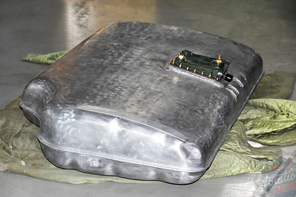 CAC Boomerang Restorations Downunder - June 2022 Update 16 CAC Boomerang A46 77 fuel tank awaiting fitting