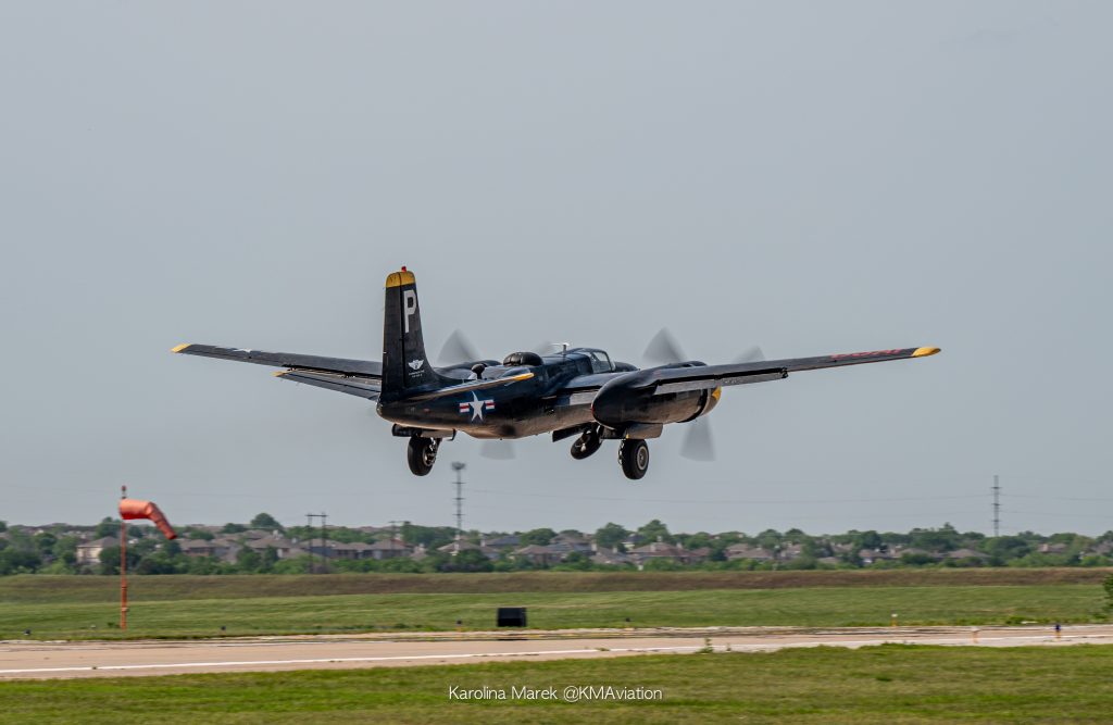CAF A-26B Invader "Night Mission" Flies Again After Major Restoration Effort 12 CAF A 26B Invader Night Mission sn 41 39427N240P 0382