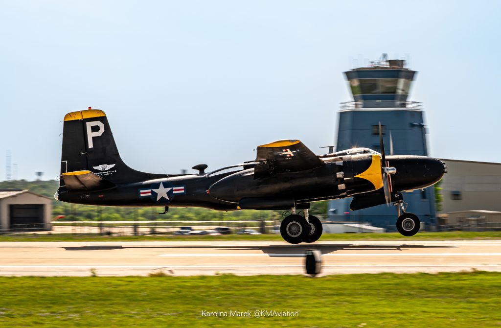 Today in Aviation History: First Flight of the Douglas A-26 Invader 13 CAF A 26B Invader Night Mission sn 41 39427N240P 0383