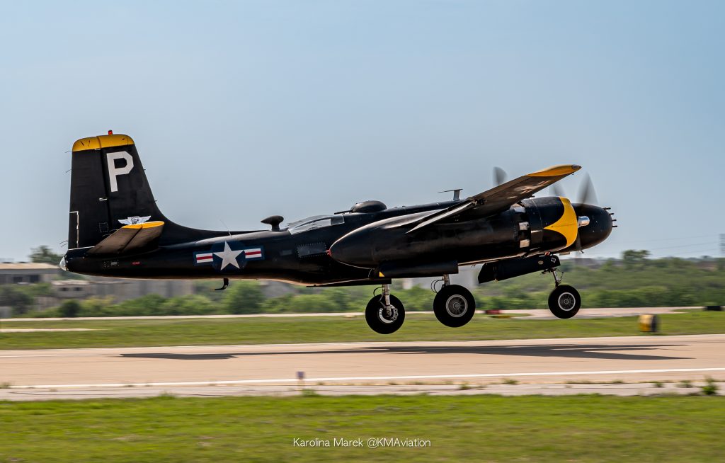 CAF A-26B Invader "Night Mission" Flies Again After Major Restoration Effort 11 CAF A 26B Invader Night Mission sn 41 39427N240P 0384