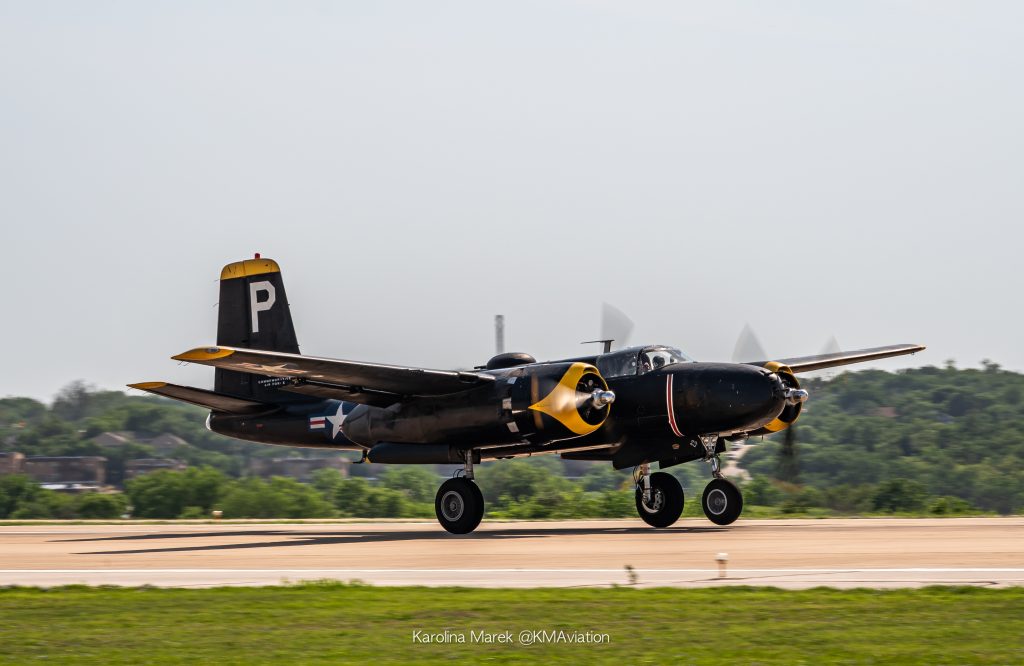 CAF A-26B Invader "Night Mission" Flies Again After Major Restoration Effort 10 CAF A 26B Invader Night Mission sn 41 39427N240P 0385