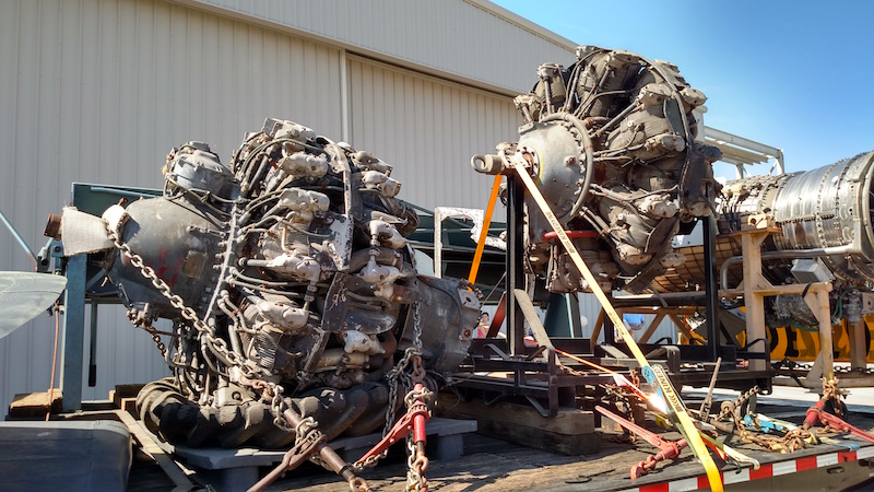 CAF Airbase Arizona Acquired a Grumman TBM-3E Avenger 12 CAF Airbase Arizona Acquired a Grumman TBM-3E Avenger_Engine copy