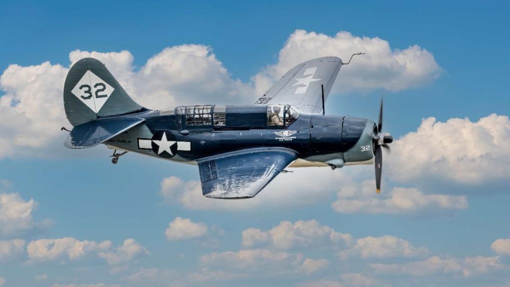 Flying Proms 2025: A Soaring Tribute to 250 Years of American Military Legacy 19 CAF Curtiss SB2C Helldiver