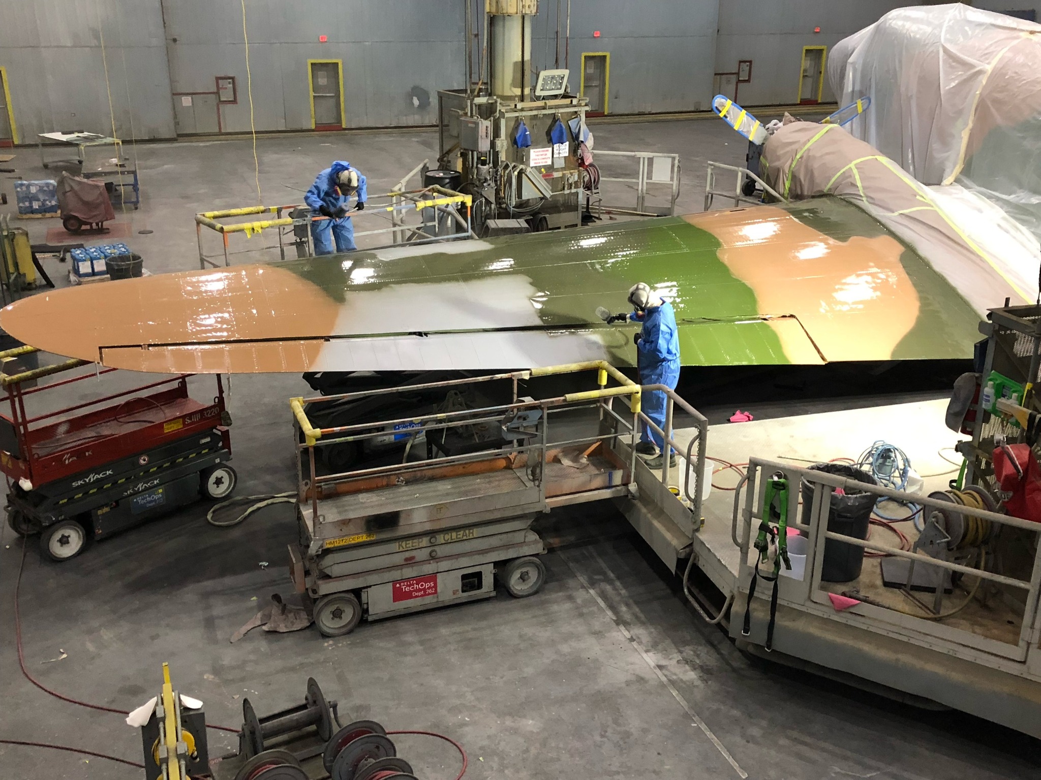 CAF Gulf Coast Wing Unveils AC-47 “Spooky” with Commemorative Markings 14 CAF Gulf Coast Wing Unveils AC 47 Spooky with Commemorative Markings Delta TechOps Wing painting