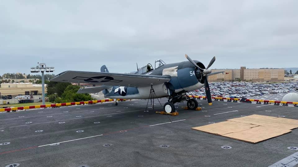 Warbirds Have Arrived in Hawaii for WWII 75th Anniversary Celebrations 12 CAF Wildcat on USS