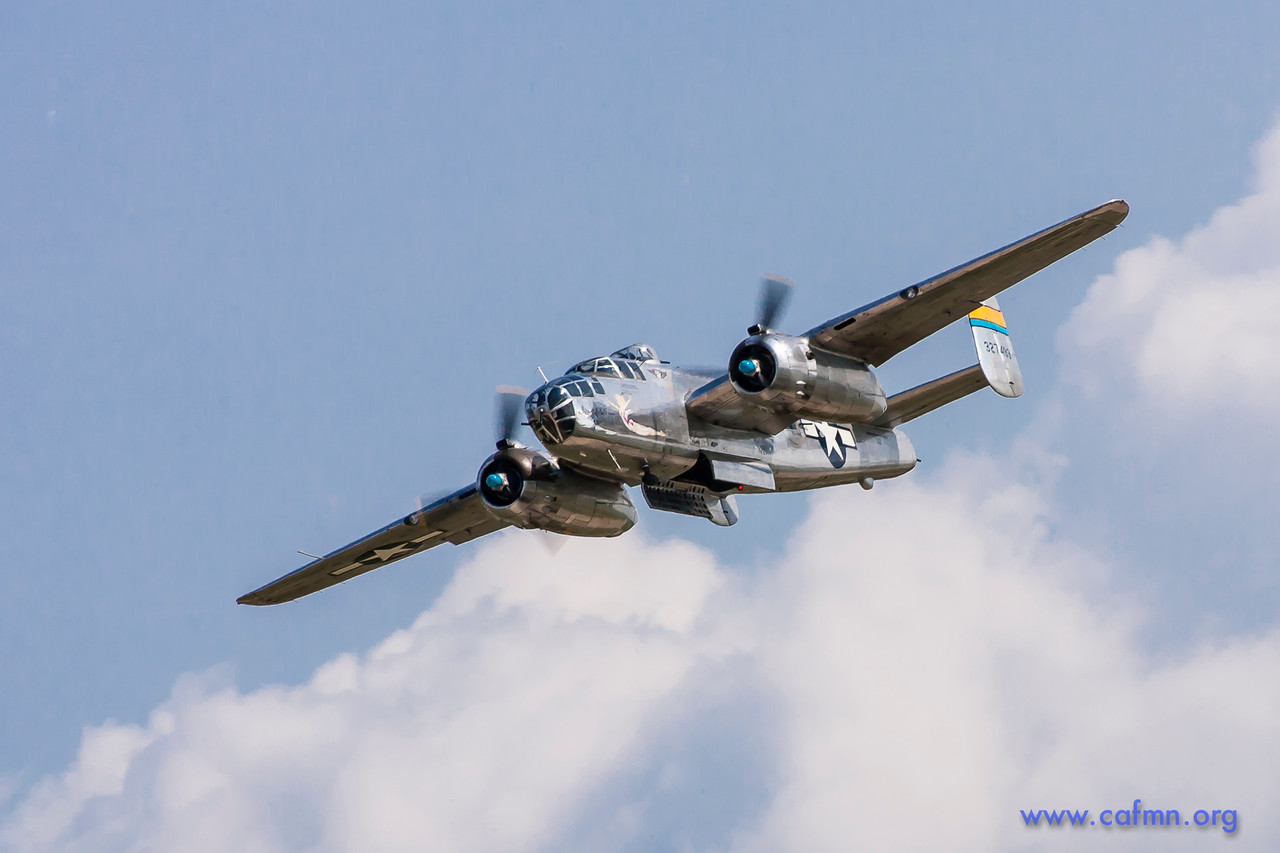 Modern and Historic Military Aircraft to Soar
in Waukesha on Memorial Day Weekend 11 CAF_B-25 Miss Mitchell