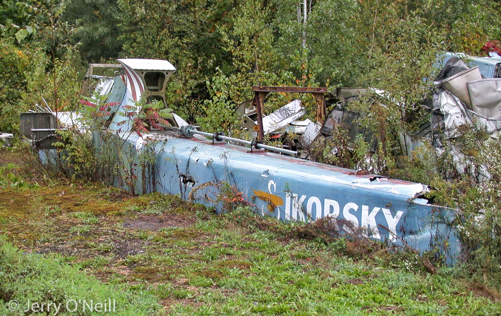 Sikorsky S-60 Flying Crane Prototype - Restoration Update August, 2022 15 CASC.4.S60.Tail .AtNEAM.9.27.09.JON .9707 2